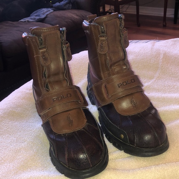 polo zipper boots